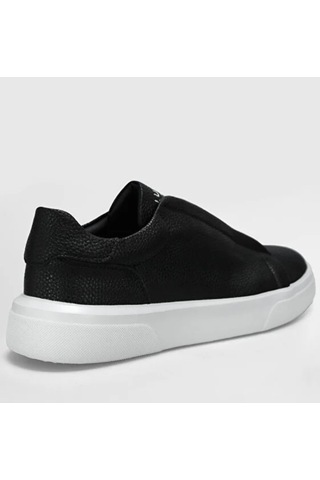 Lufian Dante Siyah Sneaker Erkek Deri Ayakkabı