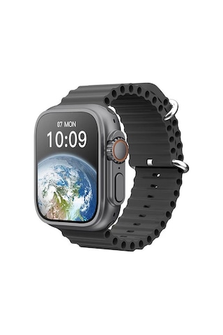 Mega Aksesuar New Gs Ultra 8 Akıllı   Saat Vidalı Kasa 49M