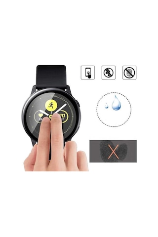Samsung Uyumlu Galaxy Watch Active 2 40Mm 3D Cam Full Ekran Koruyucu
