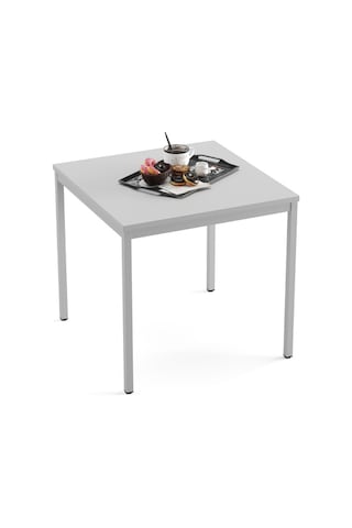 Çok Amaçlı 80x80x75h Cm Masa, Yemek Masası, Ofis Çalışma Masası, Bilgisayar Masası, Sehpa 80x80x75h Gri
