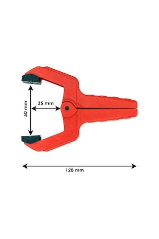 Rox 0148 Yaylı Mandal Tip Kıskaç Işkence 50 Mm 2 Li