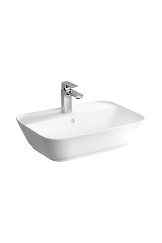 VitrA Geo Dikdörtgen Çanak Lavabo 60 CM Beyaz 7426B003-0041
