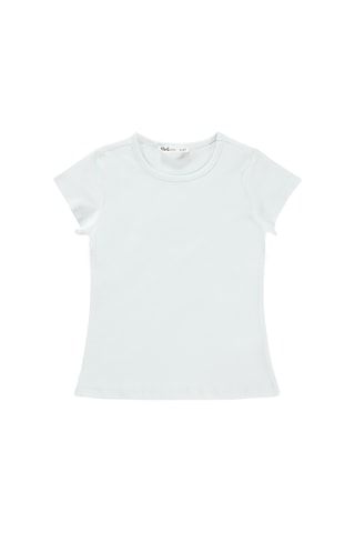 Civil Girls Kız Çocuk Tişört 2-5 Yaş Beyaz 18330g34124s1-2 Beyaz