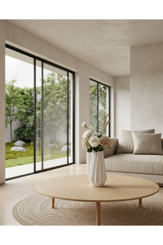 Elana Design Tria Vazo - Modern Tasarımlı Şık Çiçek Vazosu Beyaz