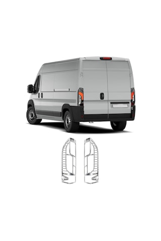 Peugeot Boxer Uyumlu 2015 Ve Üzeri Stop Çerçevesi 2 Parça Abs Krom Kaplama
