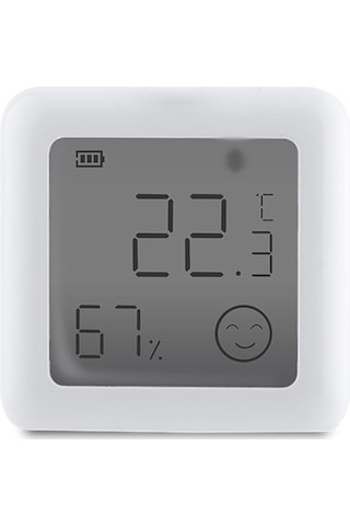 Lemestar Akıllı Ev Bluetooth Nem Ve Sıcaklık Sensörü, Lcd Ekranlı, Gerçek Zamanlı Tespit, Uygulama İle Kontrol Edilebilir