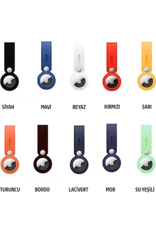 Ally Airtag Için Asma Halkalı Anahtarlık Silikon Kılıf