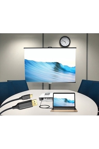 Daytona K-01 Type-C™ To Display Port Kablosu-1.8M