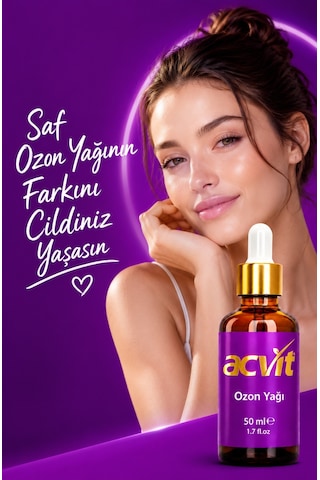 Acvit Saf Ozonlanmış Zeytinyağı 100 ML