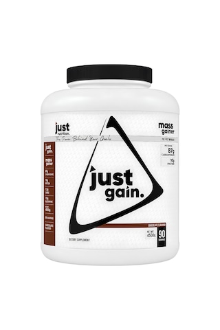 Just Nutrition Mass Gainer Karbonhidrat Tozu 4500 Gr 90 Servis Çikolata + Shaker + Protein Kahve Hediyeli çikolata