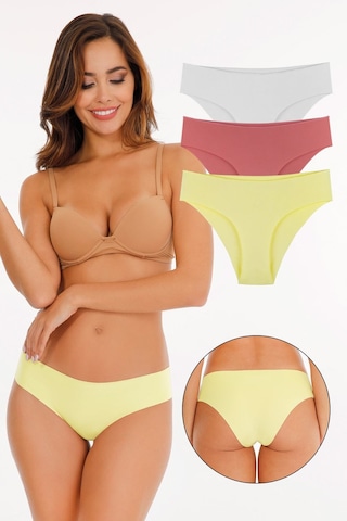 Sensu Kadın Lazer Kesim Külot 3'lü Paket Set 2048 2048
