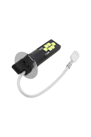 Fastbuy H3 Tipi 12led 6000-6500k Açık Araba Faro Lambası, 12v Dc, 50.000+ Saat Ömür, 2 Adet Paket