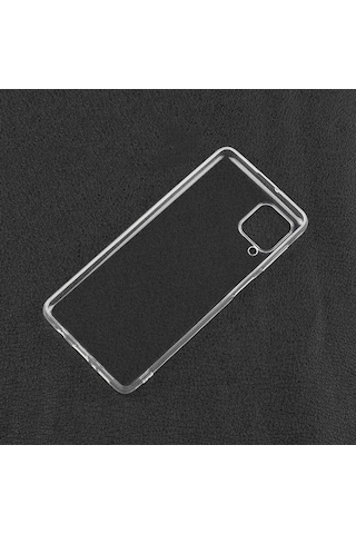 Zore Galaxy Uyumlu A22 4g Kılıf Msra Süper Silikon Kapak - Renksiz Renksiz