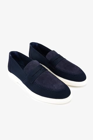 Valmenti Erkek Deri & Tekstil Lacivert Loafer Ayakkabı 1203 206 Erk Ayk Y26 Lacı Suet/trk