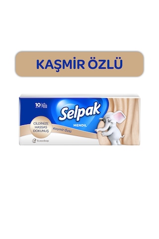 Selpak Kaşmir Özlü Mendil 100'lü 10 10
