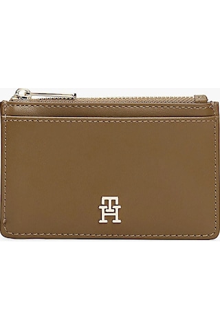 Tommy Hilfiger Th Icon Long Cc Holder Kadın Yeşil Kartlık - Aw0aw17735