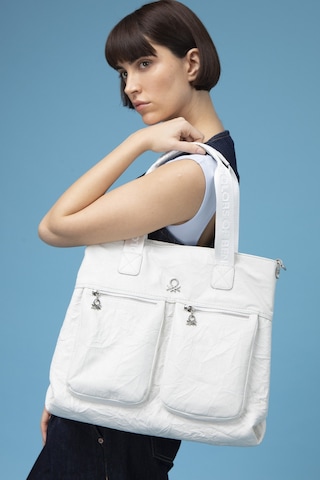 Unıted Colors Of Benetton Kadın Kol Çantası C.bnt 1472 Beyaz