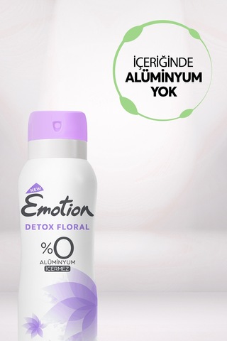 Emotion Detox Floral Kadın Vegan Deodorant 200 Ml 3 Adet