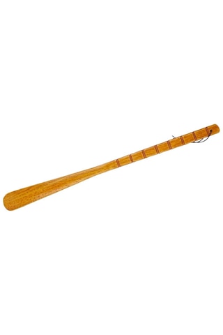 Homyl Doğal Uzun Saplı Ayakkabı Çekeceği Bakım Ahşap-55cm Ahşap 55cm Çok Renkli