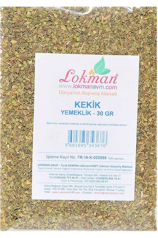 Kekik 30 Gr Paket