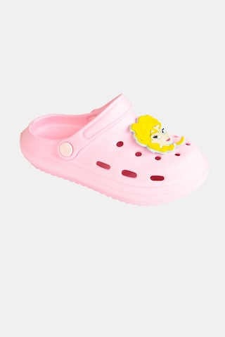 Frozen Elsa Kız Çocuk Pembe Kaymaz Taban Terlik Sandalet 001