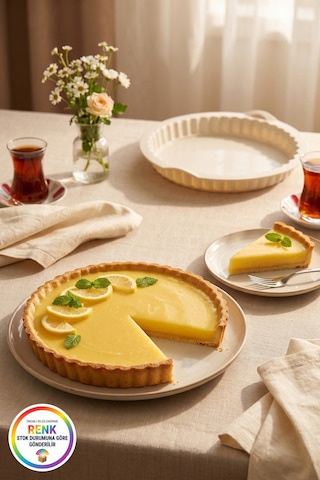 Tırtıklı Kenarlı Silikon Turta Kalıbı Xl Kulplu Esnek Kolay Çıkan Tart Ve Kiş İçin 26 Cm Çok Renkli