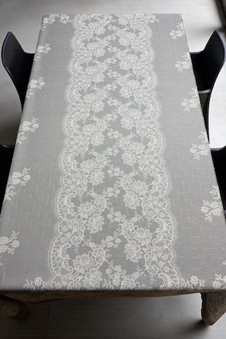 Zaraf Dertsiz Masa Örtüsü 140x180 Cm Gri
