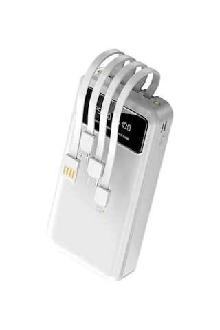 4 Çıkışlı 20.000 Mah Powerbank Taşınabilir Çoklu Giriş Çok Renkli