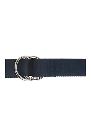 Slam Slam Logo Belt Unisex Mavi Kemer W13 Lacivert