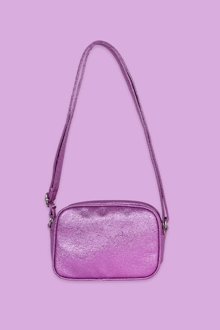 İcone Bag Icone Çocuk Kalp Kapitone Detaylı Omuz Çantası Mor