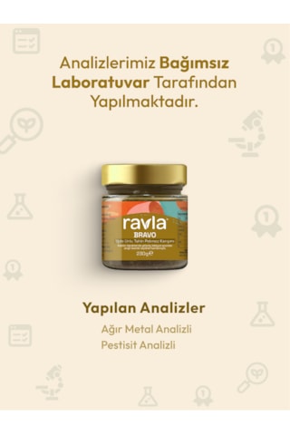 Ravla Bravo İğde Unlu Tahin Pekmez Karışımı - 230g