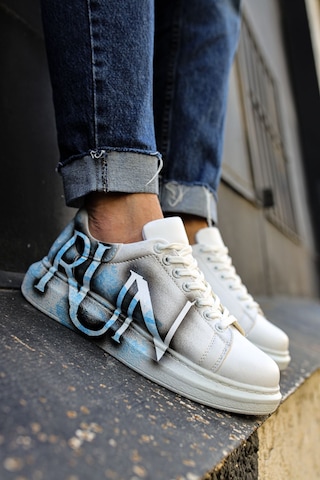 Ch254 Cbt Pittura Erkek Ayakkabı 418 Mavı Run Mavi