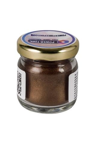 Sedefli Metalik Toz Pigment Boya / Koyu Kahverengi / Epoksi Için
