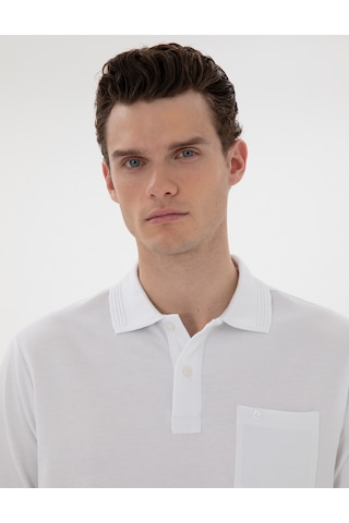 Pierre Cardin Erkek Beyaz Tişört Basic 50302538-vr013 Beyaz
