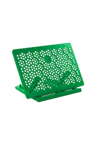 Plastik Rahle - Pratik Rahle - Masa Üstü Rahlesi - Kitap Okuma Standı - Yeşil