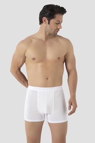 Arma Yıldız Erkek Beyaz Bambu Boxer 3'lü Paket Beyaz