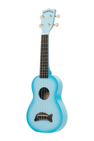 Kala Makala Dolphin Soprano Ukulele Light Blue Burst