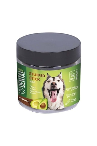M-pets Stuffed Stick Avokado Özlü Diş Sağlığı Destekleyici Küçük Irklar İçin Köpek Ödülü 100 Gr