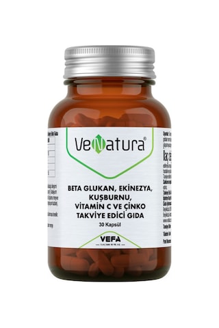Venatura Beta Glukan Ekinezya Kuşburnu C Vitamini Çinko 30 Kapsül