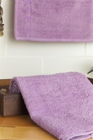 Banyo El Yüz Yumuşak Duş Havlusu 50 X 90 Cm - Pudra Pembe Genel