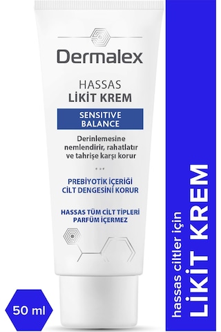 Dermalex Sensitive Nemlendirici Prebiyotik İçerikli Likit Yüz Kremi 50 ML
