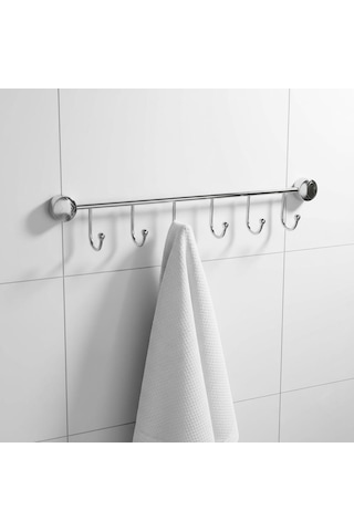 548 6 Lı Banyo Askısı Gri