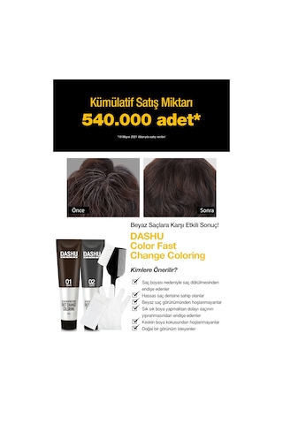 Dashu Color Fast Change Coloring Natural Brown