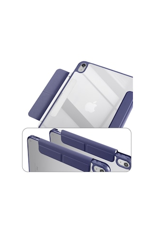 Apple Uyumlu iPad, Air 11inç M2/m3 Air 4/5.nesil 10.9 Kılıf Çift Parça Magnetik Multi Skinpro Case Kılıf