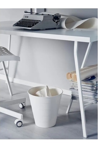 Ikea Fnıss Çöp Kovası, Beyaz 168474031 Beyaz