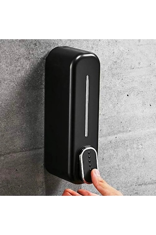 Buffer Siyah Duvara Monte Sıvı Sabunluk Dispenser 300 Ml Belirtilmemis