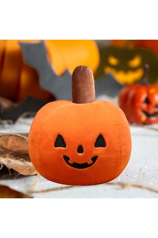 Suntek Balkabağı Yastık Sevimli Tatil Dekorasyonu Peluş 40cm-çap