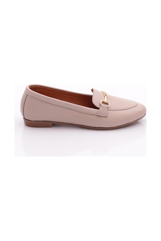 Dgn 102 Kadin Metal Aksesuarli Zenne Loafer Gümüş
