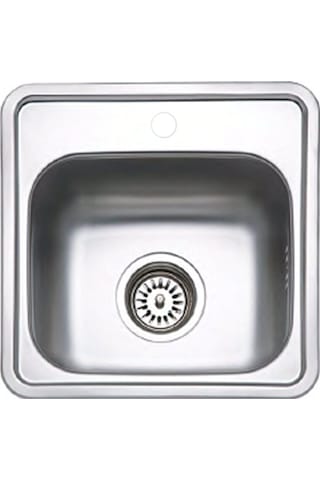 38 X 38 Mutfak Eviyesi 3838gr Keten Dokulu Krom