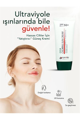Eyenlip Beauty SPF 50+ Cica Yatıştırıcı Güneş Kremi 50 ML